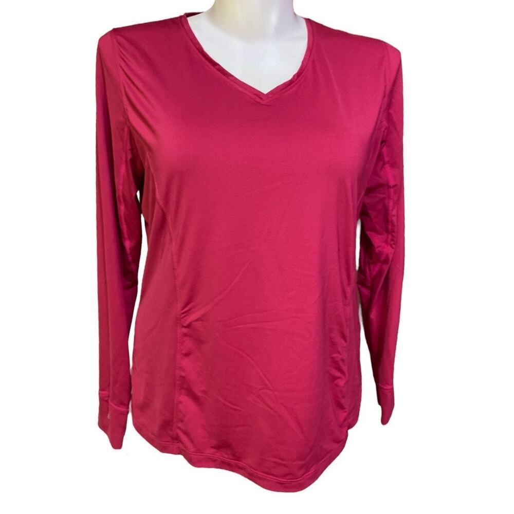 Skirt Sports Rasberry Activewear Top Long Sleeve Size XL